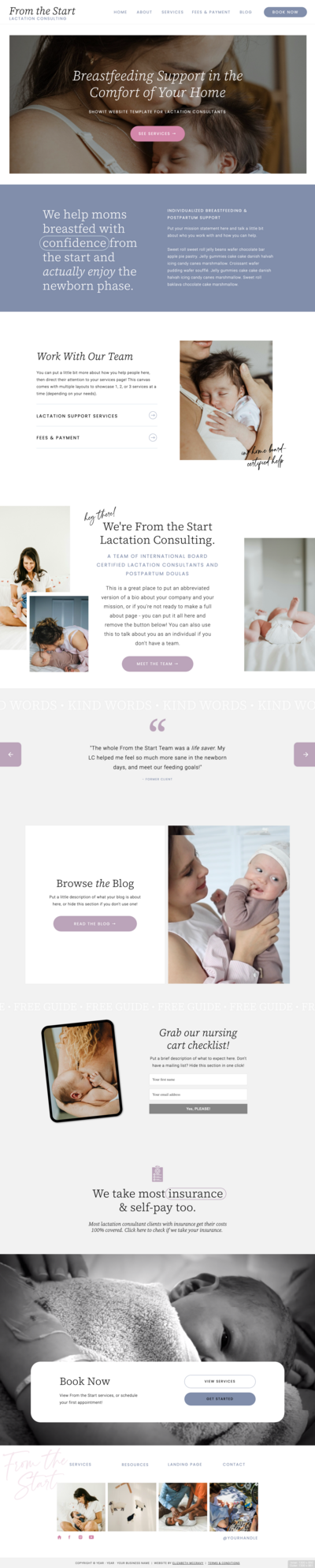 Lactation-Consultant-Showit-Template-Elizabeth-McCravy-Homepage